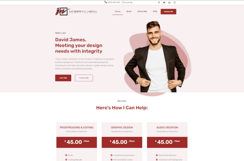 Integrity Media Design & Publishing - Wordpress Website Design