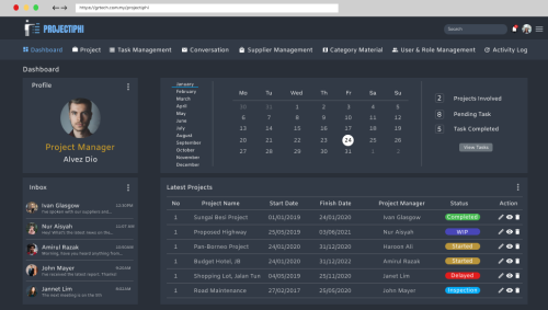 ProjectiPhi - Construction Project Management System
