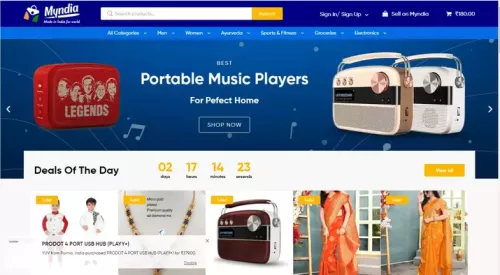 myndia in ecommerce platform