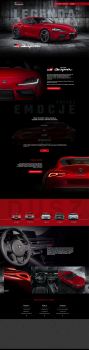 Web design Toyota Supra