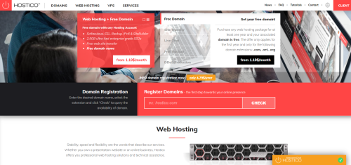 Hostico - leading hosting company
