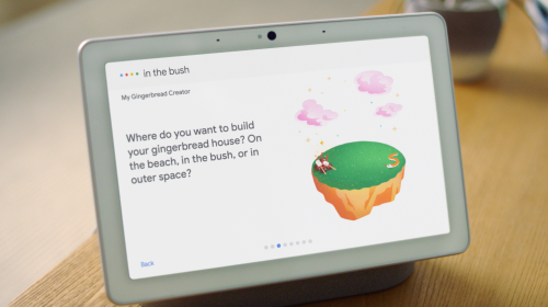 Google Nest’s ​My Gingerbread Creator​