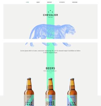 Beverage Ecommerce Website Design