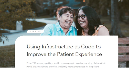 Using Infrastructure as Code to Improve the Patient Experience