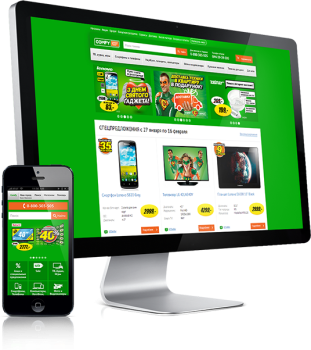 COMFY promo sites, main site, service sites