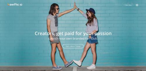 Developing a website for advertising the Swiftic.io app