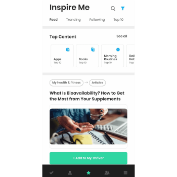App based community for reaching success and balance