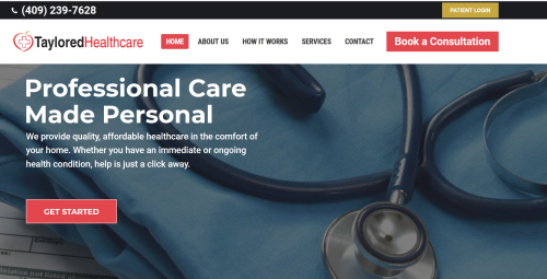 Medical Care Business Website Design