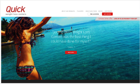 Quick Weight Loss Centers Website