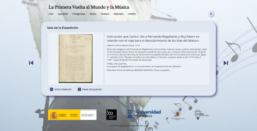 Virtual Exhibit site "Expoidealab"