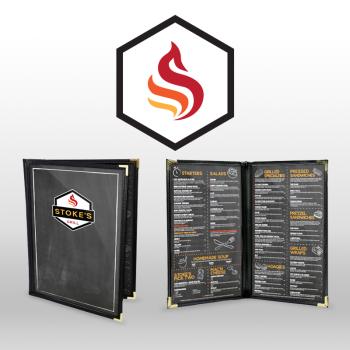 Stoke's Grill Rebranding & Menu Design