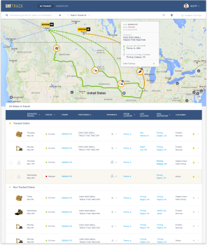 Supply Chain Visibility Platform for Caterpillar