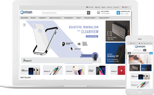 "Wirelessxplosion" Magento Wholesale site