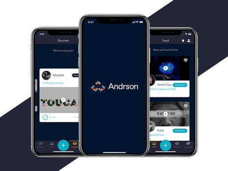 Andrson - Discover who is trending, who is on the app and like your favourite artists.