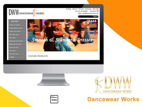 Dancewear Works - Website Design & Development