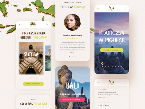 UX/UI Design and WordPress Development for Dua Benua