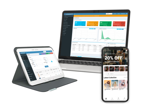 Ecommerce CMS, Web and Mobile App