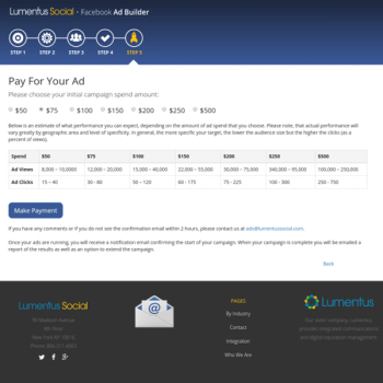 Lumentus social ads