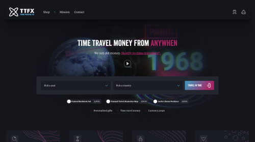 The World’s First Foreign Exchange And Gift Shop For Time Travellers