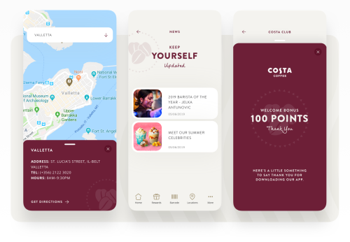 Costa Coffee Malta's App