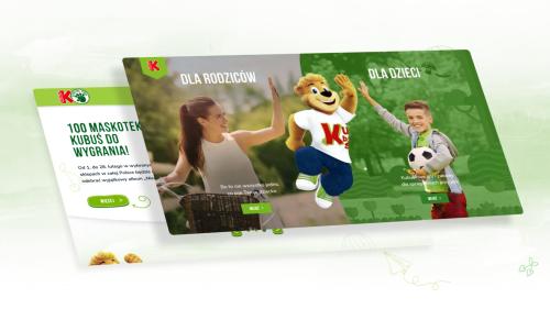 Kubuś - UX and web design for the Polish brand of natural products for kids