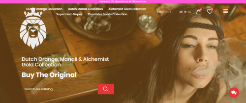 E-Commerce website for Weed Products