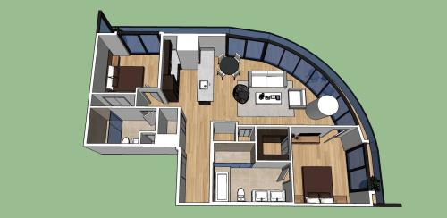 3D Interior Design for residential apartment