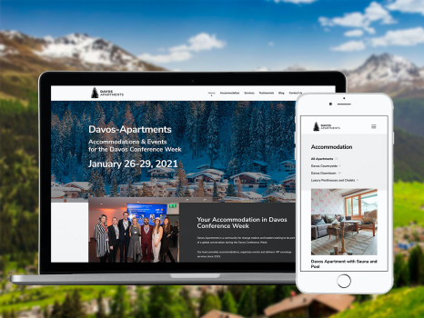 Website Design & Wordpress Development For Davos Apartments