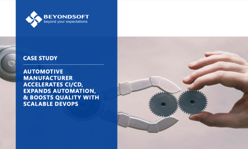 One of World largest Car Manufacturer Accelerates CICD, Automate Processes with DevOps