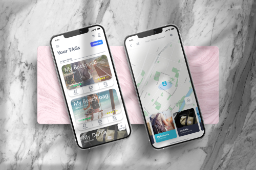 Mobile App design - iOS and Android app design for next-gen Bluetooth tracker