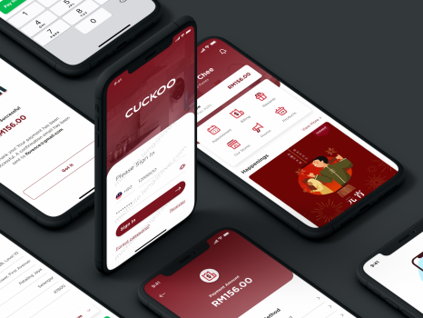 CUCKOO Mobile App UX UI Design