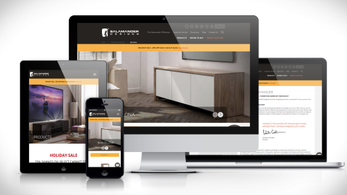 Salamander Website Migration and Responsive Design