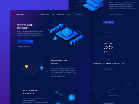 Bitcoin website development