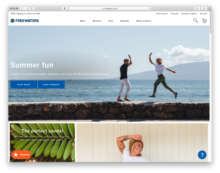 Freewaters.com - Eco-Friendly Footwear