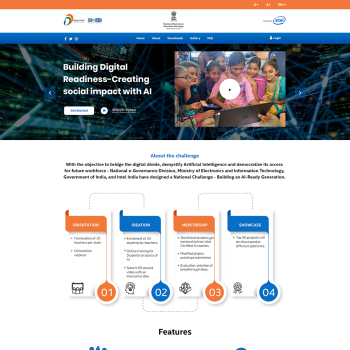 Web Design Concept for Ai Compitition