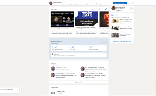 LinkedIn Profile Management