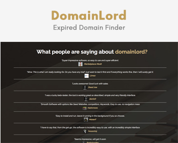 DomainLord (Expired Domain Finder)