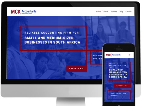 MCK Accountants Website Project