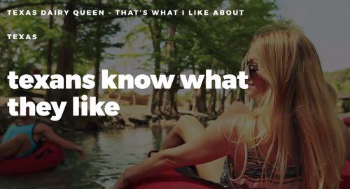 Texas Dairy Queen--That's What I Like About Texas