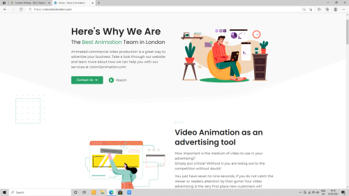 Content upgrade of home page