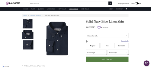 Luxire - Shopify Store