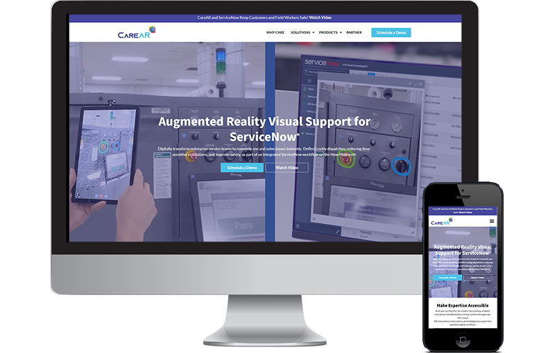 Xerox Augmented Reality Service - Custom WordPress