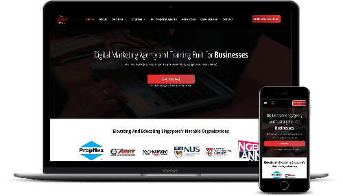 Next Level Singapore's Website Design