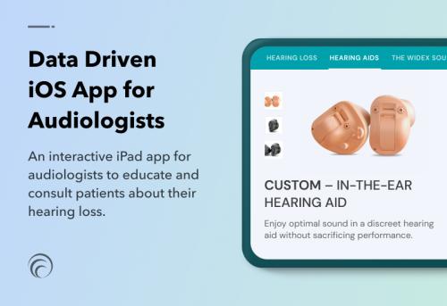 Data Driven iOS App for Audiologists