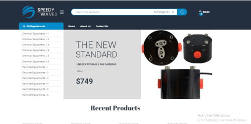 ecommerce website for electronic component