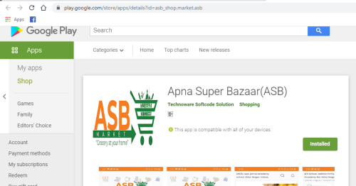 Grocery Android Application with Admin Panel