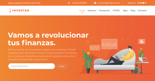 Investar, launched its digital platform with us