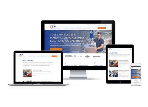 Technical Tool Products Industrial Website Redesign