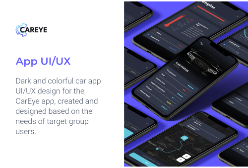 App UI/UX for CarEye