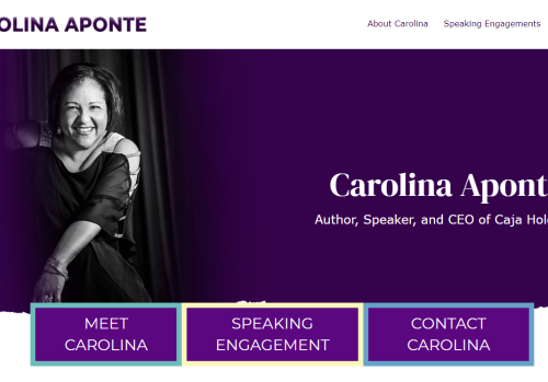 Carolina Aponte WordPress Website